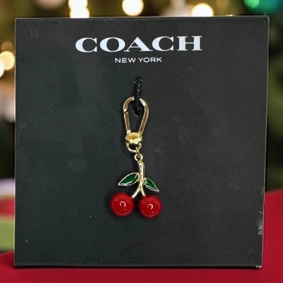 COACH Collectible Cherry Charm (NWT) - Picture 1 of 1